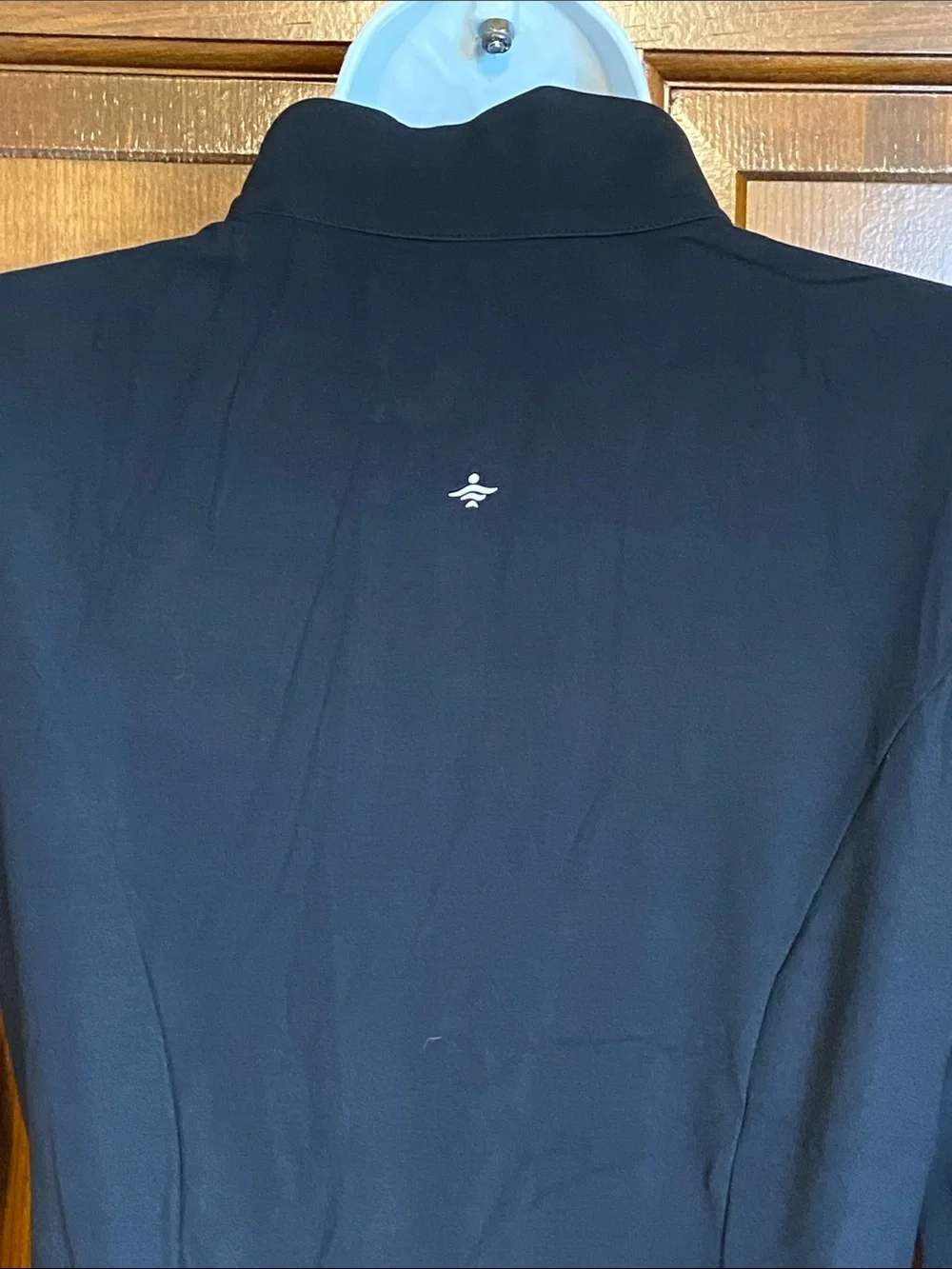 Halara SoftlyZero™ Stand Collar Thumb Hole Pockets Pleated Zipper Slimfit Size M - Picture 8 of 14
